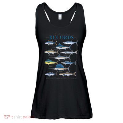 Saltwater Records Fish Of The Atlantic & Gulf Coast sailfish Ladies Essential Flowy Tank