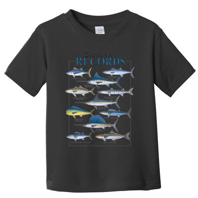 Saltwater Records Fish Of The Atlantic & Gulf Coast sailfish Toddler T-Shirt