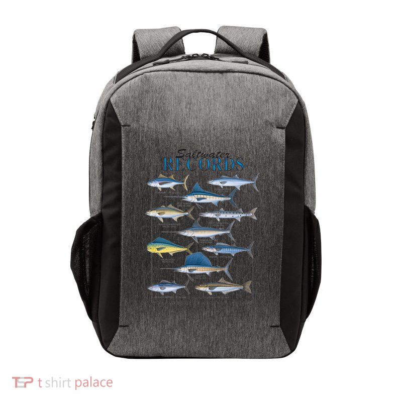Saltwater Records Fish Of The Atlantic & Gulf Coast sailfish Vector Backpack