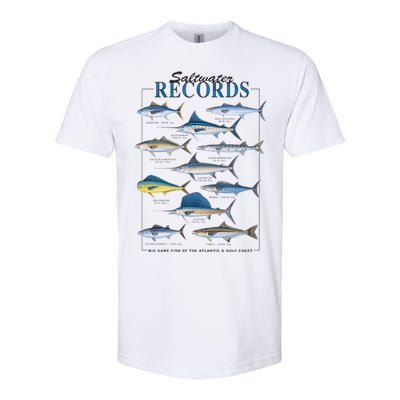 Saltwater Records Fish Of The Atlantic & Gulf Coast sailfish Softstyle® CVC T-Shirt