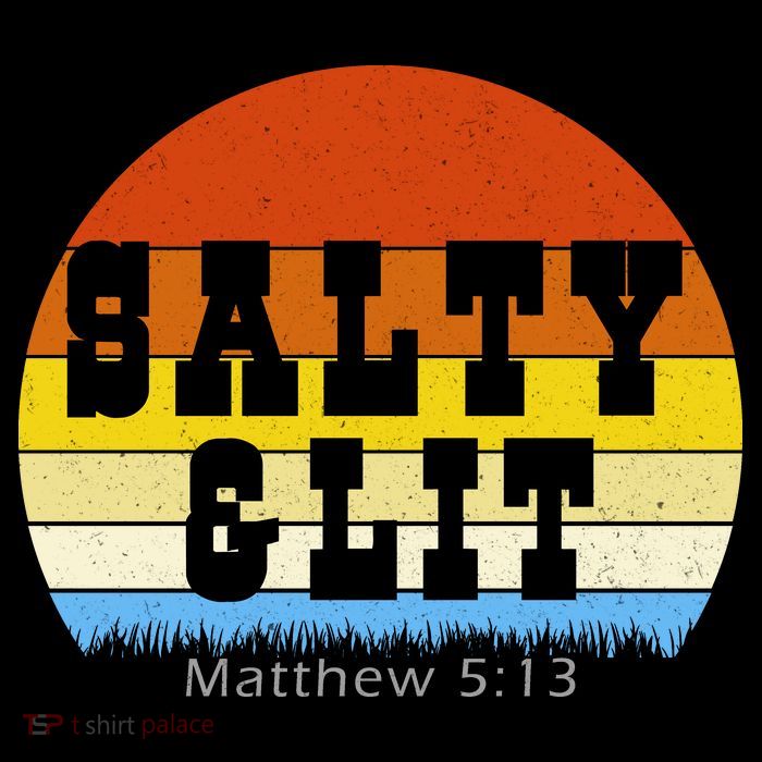 SALTY AND LIT  Apron