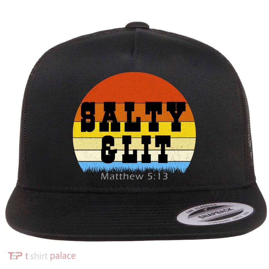 SALTY AND LIT  Flatbill Hat