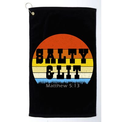 SALTY AND LIT  Golf Towel