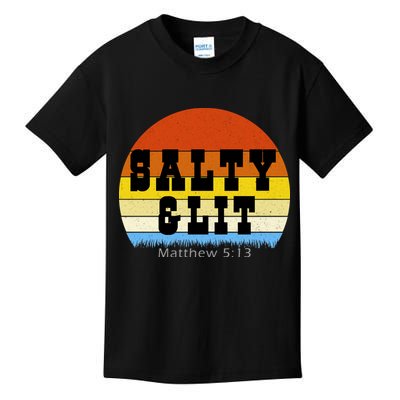 SALTY AND LIT  Kids T-Shirt