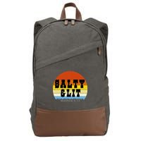 SALTY AND LIT  Cotton Canvas Backpack