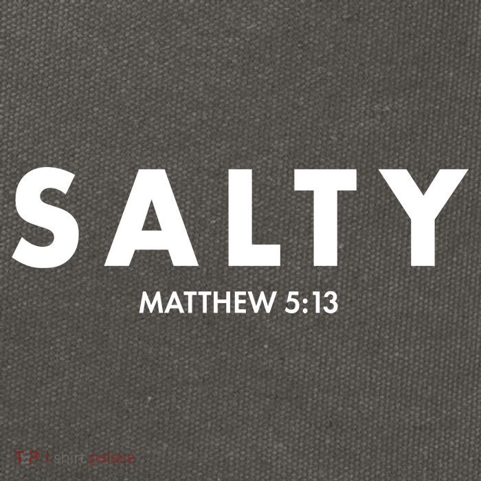 Salty Matttew 5:13 Cotton Canvas Backpack
