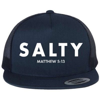 Salty Matttew 5:13 Flat Bill Trucker Hat