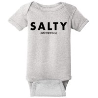 Salty Matttew 5:13 Baby Bodysuit