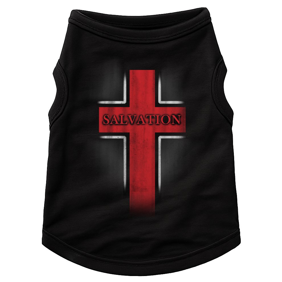 Salvation Christian Cross Doggie Tank