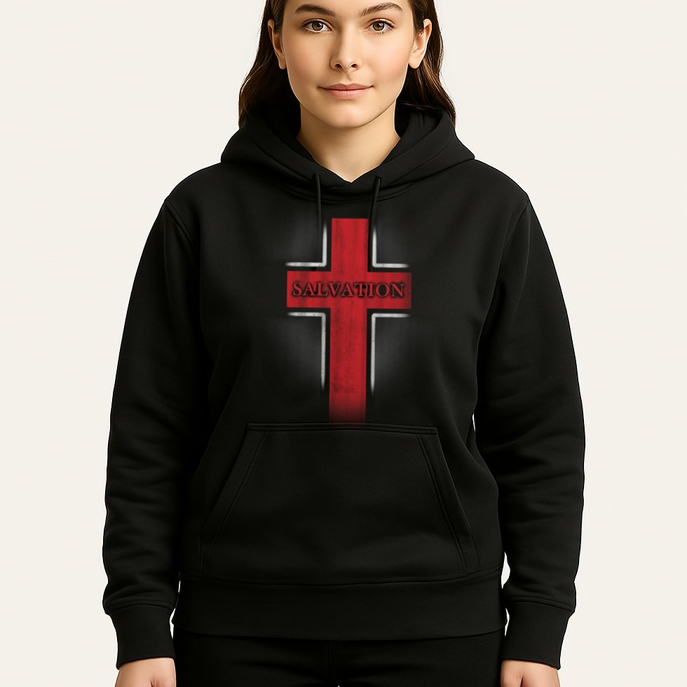 Salvation Christian Cross Hoodie