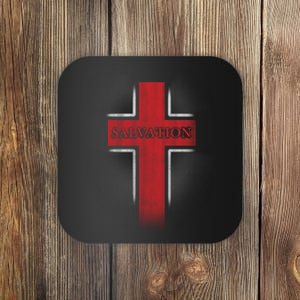 Salvation Christian Cross Coaster