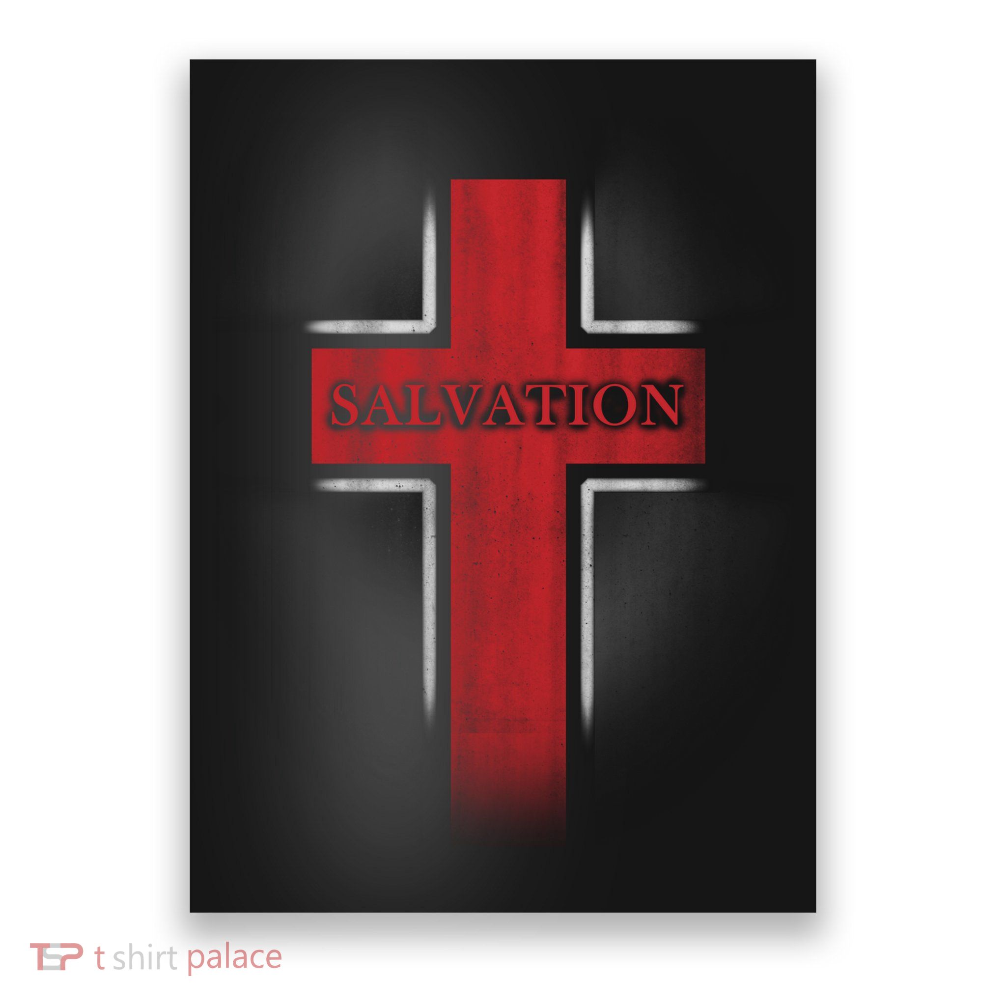 Salvation Christian Cross Poster