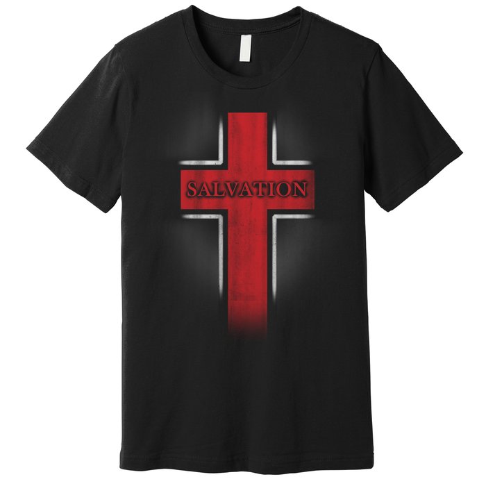 Salvation Christian Cross Premium T-Shirt