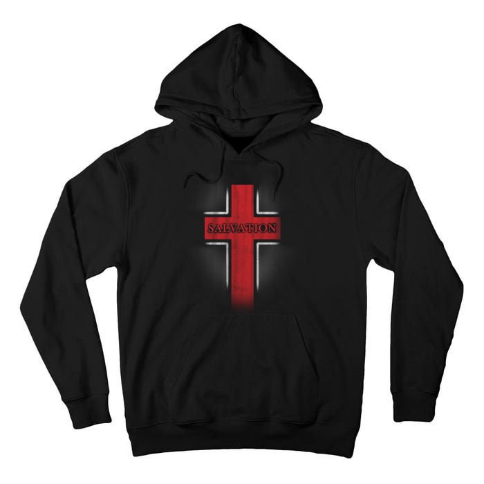 Salvation Christian Cross Tall Hoodie