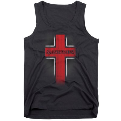 Salvation Christian Cross Tank Top