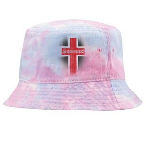 Salvation Christian Cross Tie-Dyed Bucket Hat