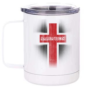 Salvation Christian Cross 12 oz Stainless Steel Tumbler Cup