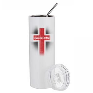 Salvation Christian Cross Stainless Steel Tumbler