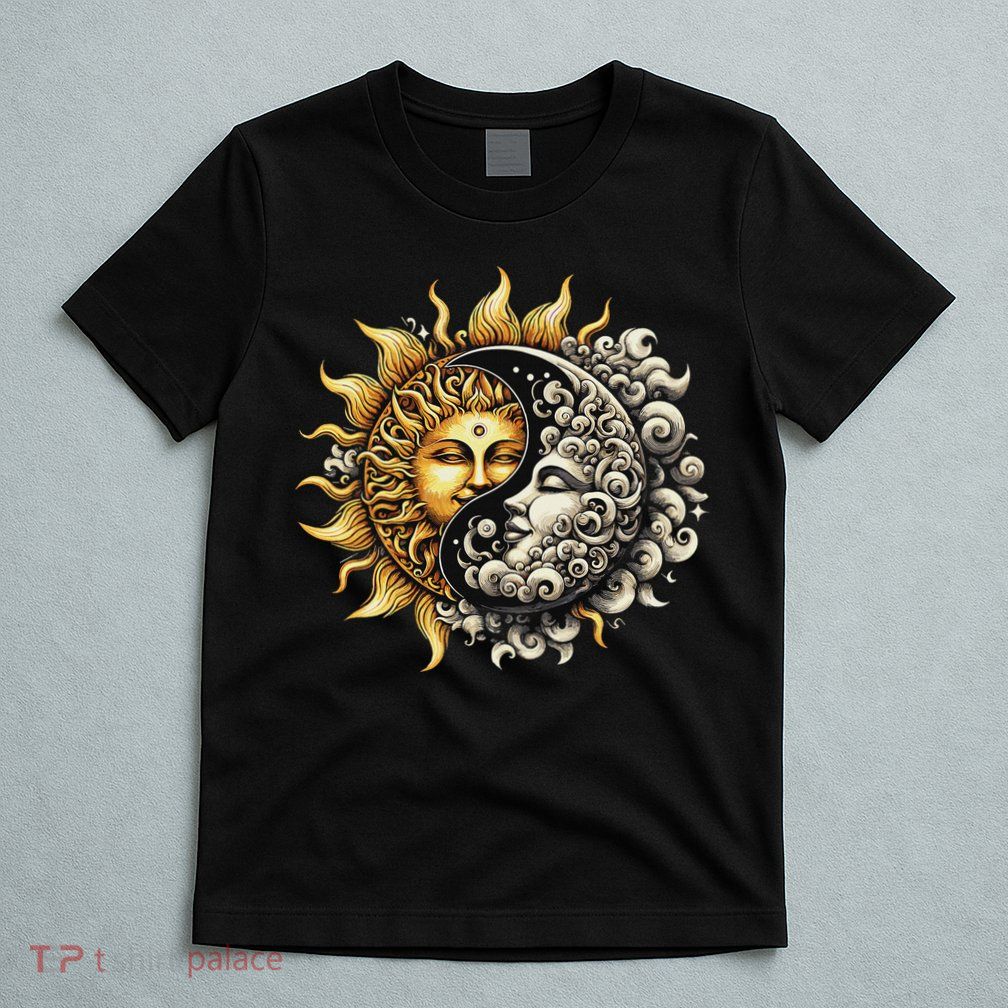 Sun And Moon Yin Yang T-Shirt