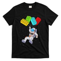 Space Astronaut Master Builder Building Blocks T-Shirt