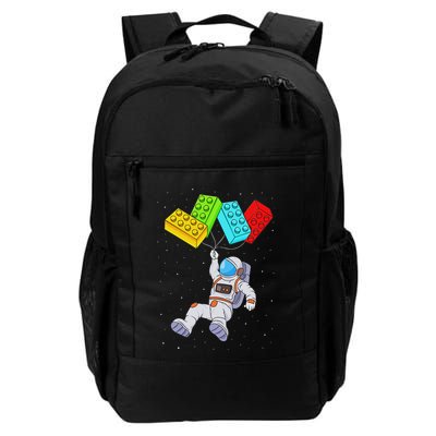 Space Astronaut Master Builder Building Blocks Daily Commute Backpack