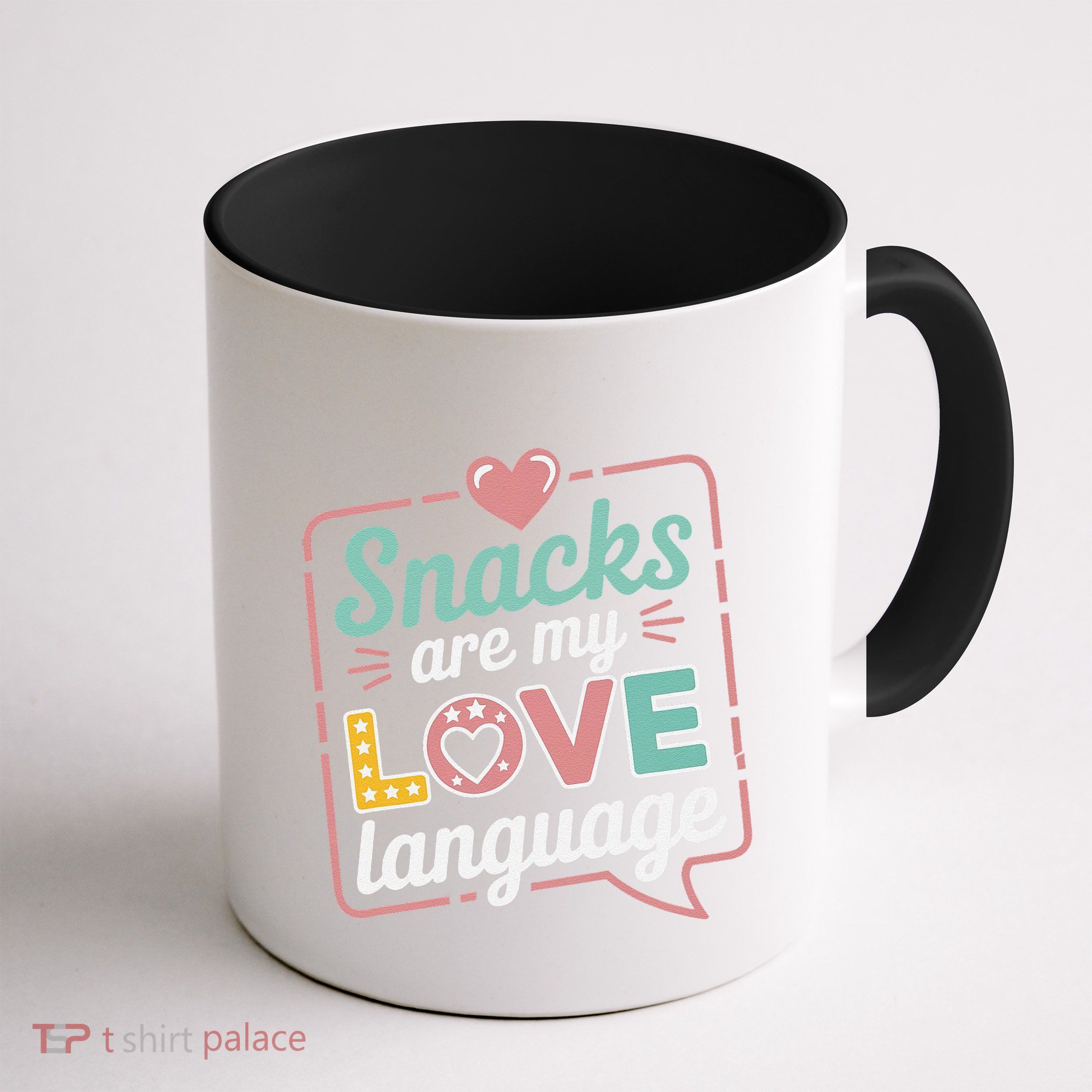 Snacks Are My Love Language Valentine Day Mug