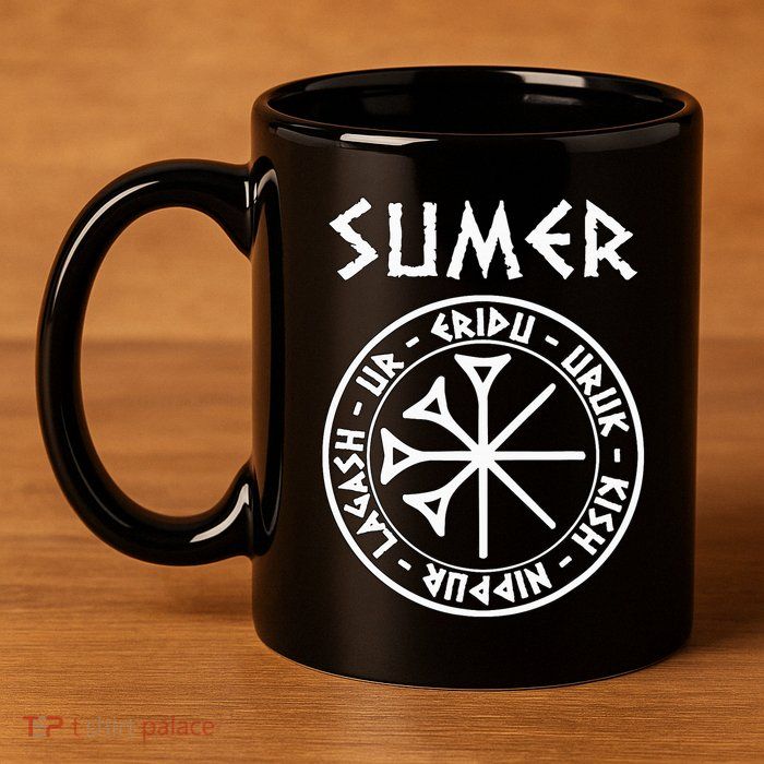 Sumer Ancient Mesopotamia Sumerian Cities 11oz C Handle Ceramic Mug