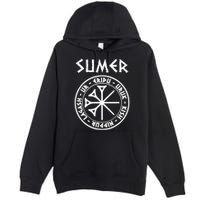 Sumer Ancient Mesopotamia Sumerian Cities Premium Pullover Hoodie