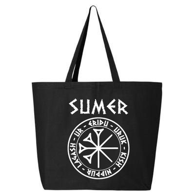 Sumer Ancient Mesopotamia Sumerian Cities 25L Jumbo Tote