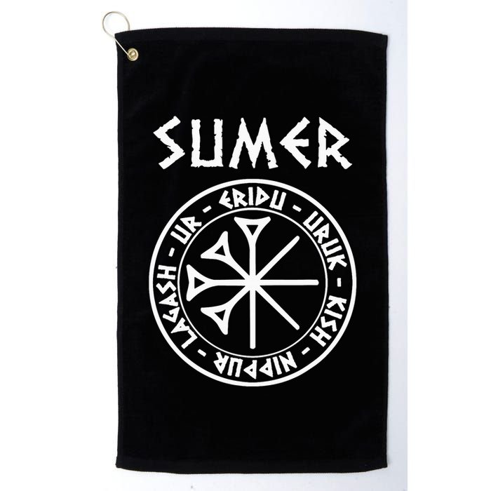 Sumer Ancient Mesopotamia Sumerian Cities Golf Towel