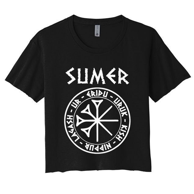 Sumer Ancient Mesopotamia Sumerian Cities Crop Top