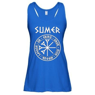 Sumer Ancient Mesopotamia Sumerian Cities Ladies Essential Flowy Tank