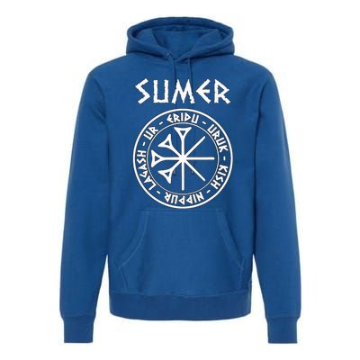 Sumer Ancient Mesopotamia Sumerian Cities Premium Hoodie