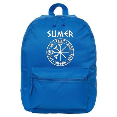 Sumer Ancient Mesopotamia Sumerian Cities 16 in Basic Backpack