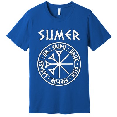 Sumer Ancient Mesopotamia Sumerian Cities Premium T-Shirt