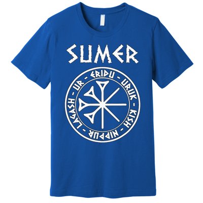 Sumer Ancient Mesopotamia Sumerian Cities Premium T-Shirt