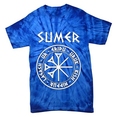 Sumer Ancient Mesopotamia Sumerian Cities Tie-Dye T-Shirt