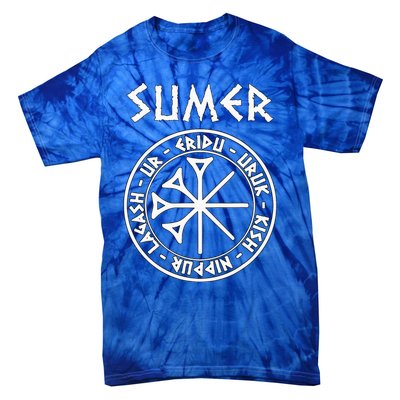 Sumer Ancient Mesopotamia Sumerian Cities Tie-Dye T-Shirt