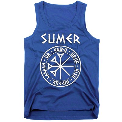 Sumer Ancient Mesopotamia Sumerian Cities Tank Top