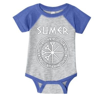 Sumer Ancient Mesopotamia Sumerian Cities Infant Baby Jersey Bodysuit