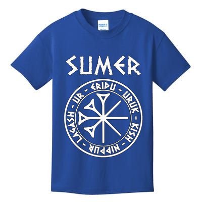 Sumer Ancient Mesopotamia Sumerian Cities Kids T-Shirt