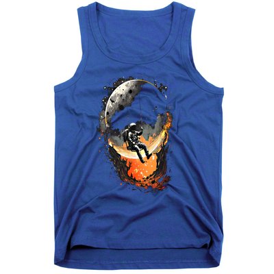 Space Astronaut Moon Star Space Astronomy Gift Tank Top