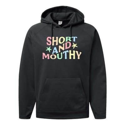 Short And Mouthy Performance Fleece Hoodie