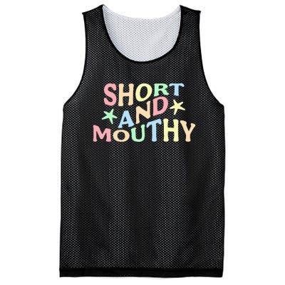 Short And Mouthy Mesh Reversible Basketball Jersey Tank