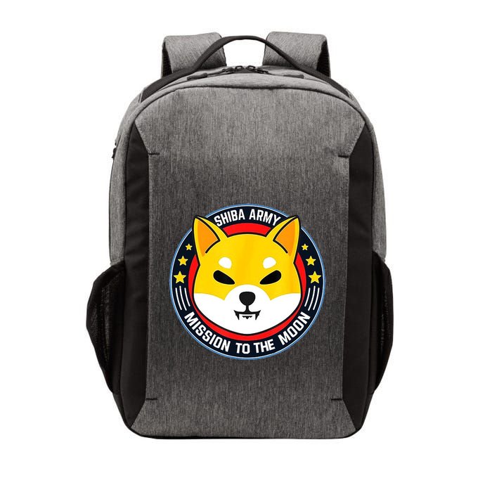 Shiba Army Mission To The Moon Vector Backpack