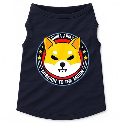 Shiba Army Mission To The Moon Doggie Tank