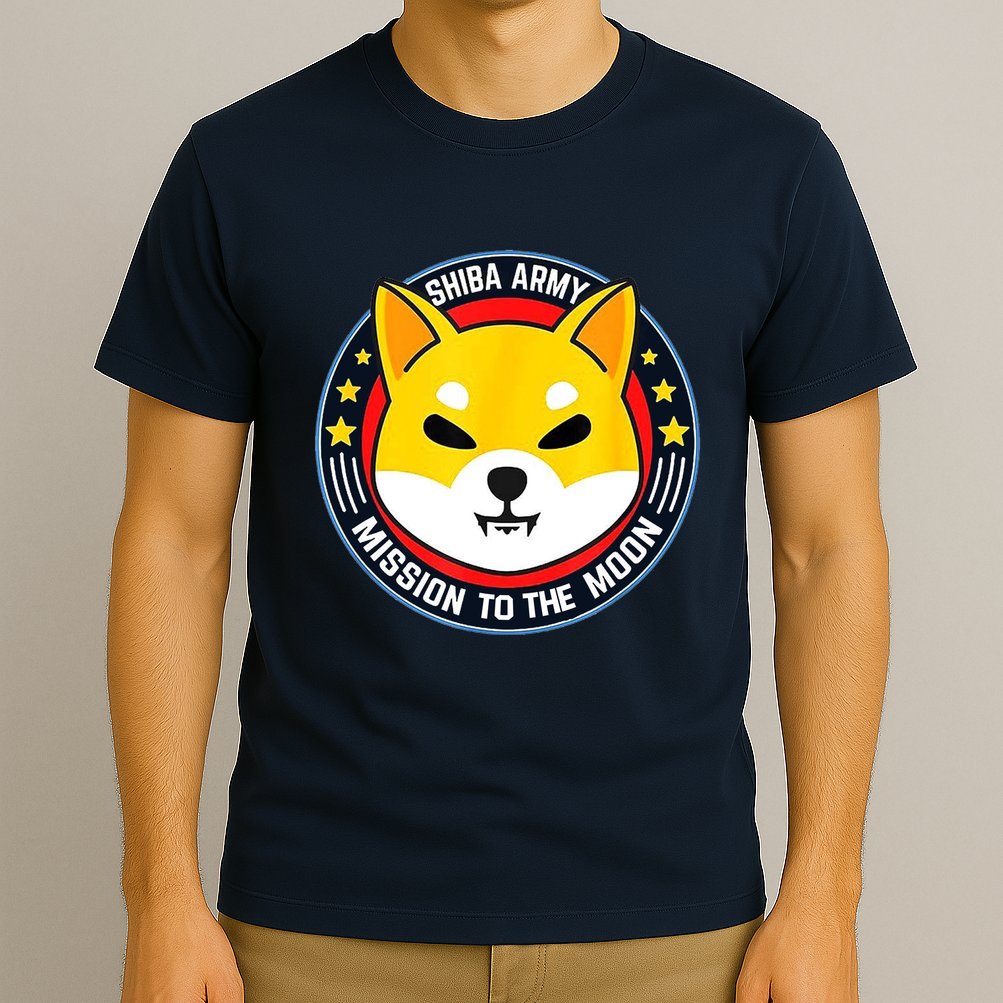Shiba Army Mission To The Moon T-Shirt