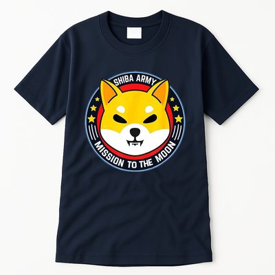 Shiba Army Mission To The Moon Tall T-Shirt