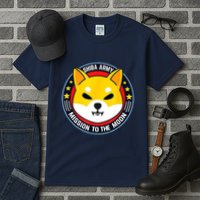 Shiba Army Mission To The Moon Tall T-Shirt