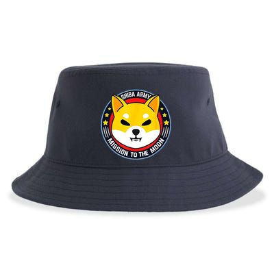 Shiba Army Mission To The Moon Sustainable Bucket Hat